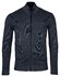 Baileys Cardigan Zip Allover 2-Tone Cardigan Deep Denim Blue