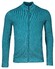 Baileys Cardigan Zip Body Sleeves 2Tone Jacquard Cardigan Deep Aqua Melange