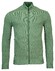 Baileys Cardigan Zip Body Sleeves 2Tone Jacquard Cardigan Green Melange