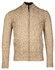 Baileys Cardigan Zip Front Diagonal Structure Knit Cardigan Beige