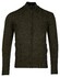 Baileys Cardigan Zip Front Diagonal Structure Knit Cardigan Dark Green