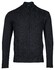 Baileys Cardigan Zip Front Diagonal Structure Knit Cardigan Navy