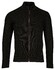 Baileys Cardigan Zip Lined Allover Structure Knit Cardigan Black