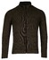 Baileys Cardigan Zip Lined Allover Structure Knit Cardigan Dark Green