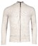 Baileys Cardigan Zip Top Fancy Cable Structure Knit Cardigan Off White
