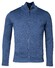 Baileys Cardigan Zip Wool Blend Vest Deep Denim Blue