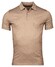 Baileys Chestpocket Two-Tone Piqué Polo Bruin