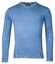 Baileys Cotton Uni V-Neck Single Knit Pullover Denim Blue