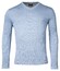 Baileys Cotton Uni V-Neck Single Knit Trui Licht Blauw