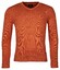 Baileys Cotton V-Neck Allover 2-Tone Pullover Mid Orange