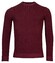 Baileys Crew Neck 2Tone Jacquard Plated Pullover Burgundy