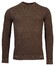 Baileys Crew Neck 2Tone Jacquard Plated Trui New Khaki