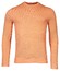 Baileys Crew Neck Body And Sleeves Two-Tone Structure Jacquard Trui Mid Orange