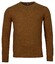 Baileys Crew Neck Lambswool Single Knit Trui Bruin