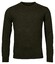 Baileys Crew Neck Lambswool Single Knit Trui Donker Groen