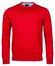 Baileys Crew Neck Luxury Pima Cotton Pullover Single Knit Pullover Red