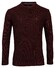 Baileys Crew Neck Pullover Allover Structure Knit Trui Burgundy