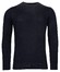 Baileys Crew Neck Pullover Allover Structure Knit Trui Navy