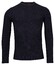 Baileys Crew Neck Pullover Front Subtle Structure Knit Trui Navy