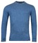 Baileys Crew Neck Pullover Single Knit Combed Cotton Pullover Winter Blue