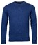 Baileys Crew Neck Pullover Single Knit Lambswool Pullover Mid Blue
