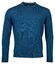 Baileys Crew Neck Pullover Single Knit Pullover Turquoise Blue