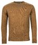 Baileys Crew Neck Pullover Single Knit Scottish Lambswool Pullover Brown