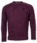 Baileys Crew Neck Pullover Single Knit Scottish Lambswool Pullover Burgundy