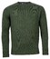 Baileys Crew Neck Pullover Single Knit Scottish Lambswool Pullover Moss Green