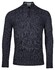 Baileys Front Cable Knit Lambswool Half Zip Pullover Dark Blue