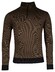 Baileys Half Zip 2-Tone Jacquard Interlock Doubleface Sweat Trui Olive