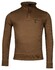 Baileys Half Zip Allover Honeycomb Piqué Sweat Pullover Brown