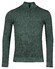 Baileys Half Zip Allover Plated 2-Tone Jacquard Pullover Misty Green