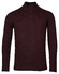 Baileys Half Zip And Buttons Subtle Rib Details Pullover Aubergine