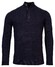 Baileys Half Zip Buttons Front Structure Knit Trui Navy