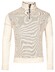 Baileys Half Zip Front Back Jacquard Doubleface Pullover Off White