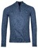 Baileys Half Zip Single Knit Pullover Mid Denim Blue