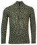 Baileys Half Zip Single Knit Top Cable Knit Pullover Misty Green