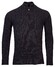 Baileys Half Zip Single Knit Top Cable Knit Pullover Navy