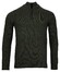 Baileys Half Zip Single Knit Trui Donker Groen