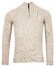 Baileys Half Zip Single Knit Trui Off White