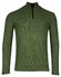 Baileys Half Zip Structure Knit Pullover Green