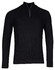 Baileys Half Zip Structure Knit Pullover Navy