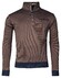 Baileys Halfzip 2-Tone Jacquard Sweatshirt Pullover Choco Brown