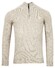 Baileys Halfzip Single Knit Lambswool Pullover Off White