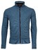 Baileys Honeycomb Jacquard Doubleface Sweat Cardigan Zip Vest Raf Blue