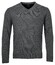 Baileys Lambswool V-Neck Single Knit Pullover Anthracite