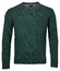 Baileys Lambswool V-Neck Single Knit Pullover Dark Green