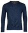 Baileys Lambswool V-Neck Single Knit Pullover Deep Denim Blue