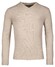Baileys Lambswool V-Neck Single Knit Pullover Off White